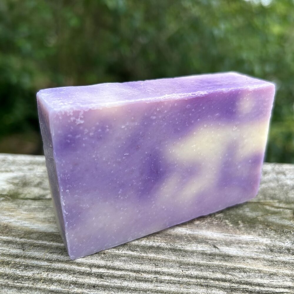 Handmade Lavender Lemongrass Cold Process Soap Bar